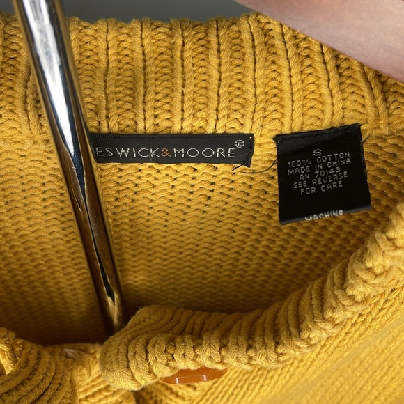 Women’s Yellow Cardigan - Size Small - Picture 5 of 6